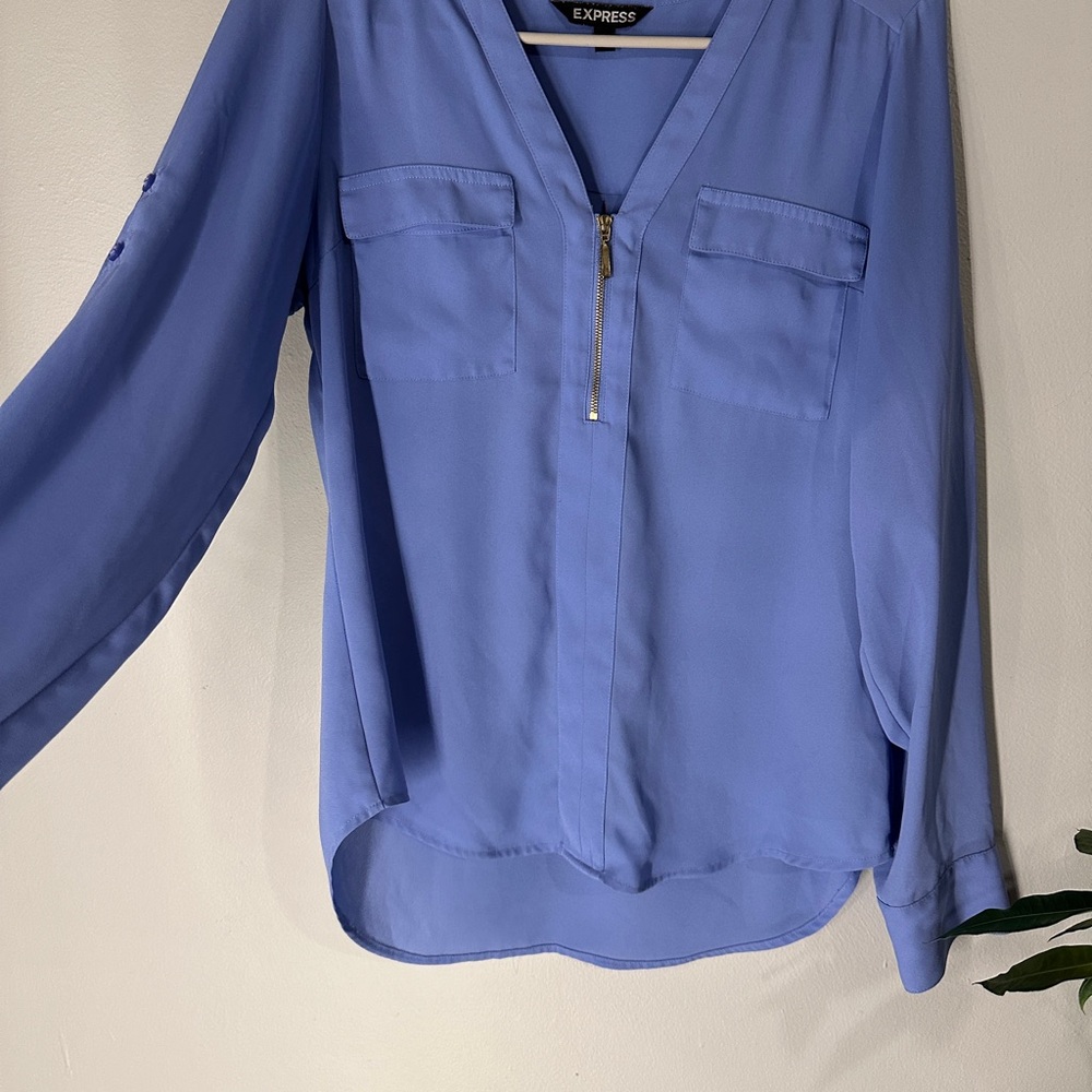 Express Women's Blue Blouse